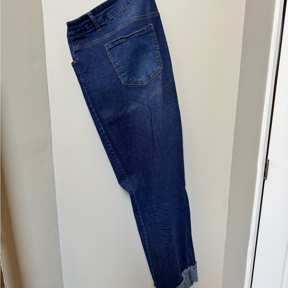 d. jeans Dark Blue Ankle Jeans